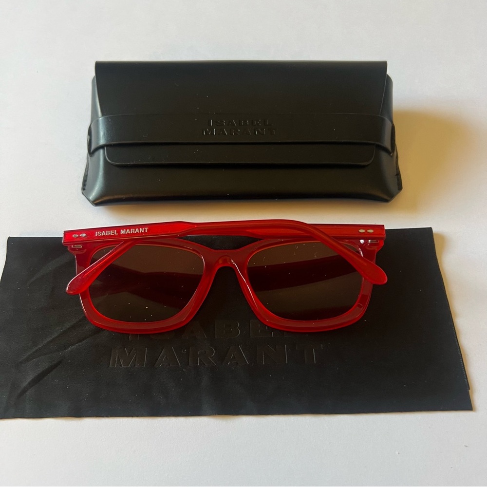 ISABEL MARANT Red Sunglasses Isabel Marant
IM 0010/S C9A/0X NEW WITH CASE - Picture 3 of 16